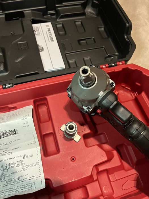 ЧИСТО НОВ ИМПАКТ Parkside Performance D3 С НАКОВАЛНЯ НА 1/2