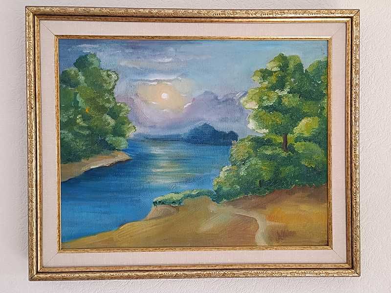 Картины масло и тканевая