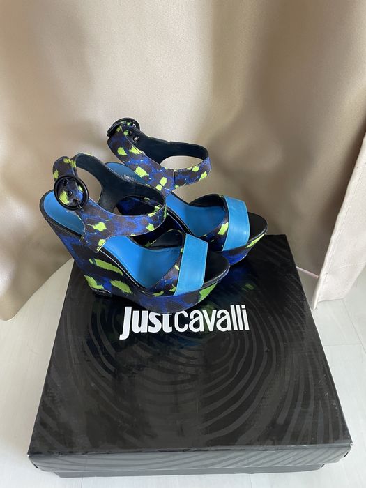 Обувки на платформа Just Cavalli + чанта