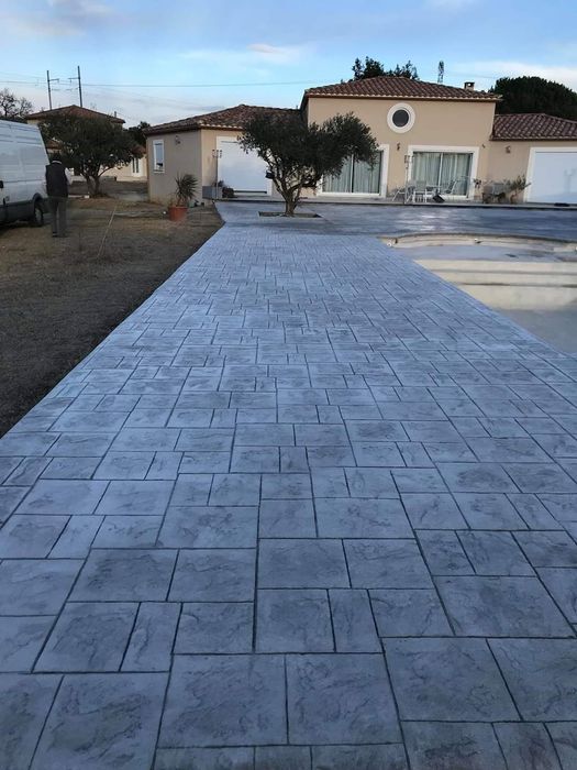 Beton amprentat periat