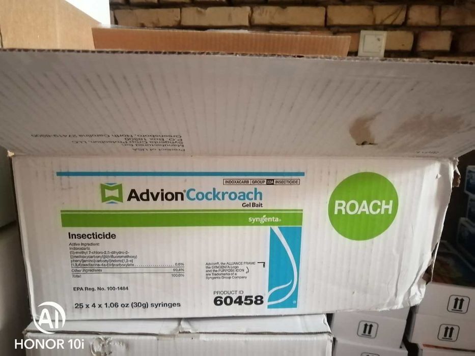 Отрава от тараканов Advion американский шприц гель Эфект средство 100%