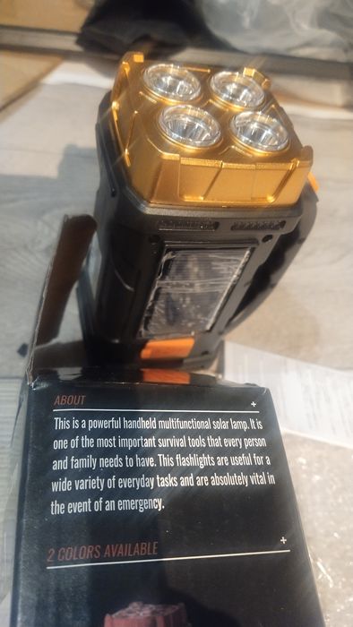 Фонарь с солнечной батареей