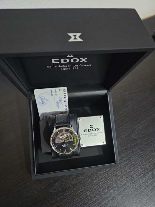 Ceas Edox Les Vauberts Open Heart Automatic