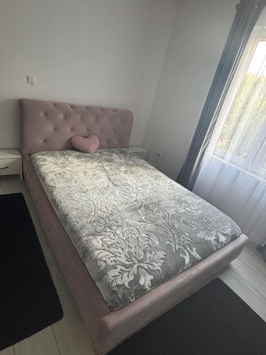 Vand pat  chesterfield cu saltea
