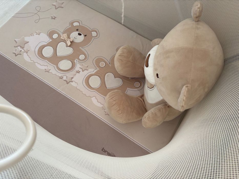 Бебешка кошара за игра с матрак