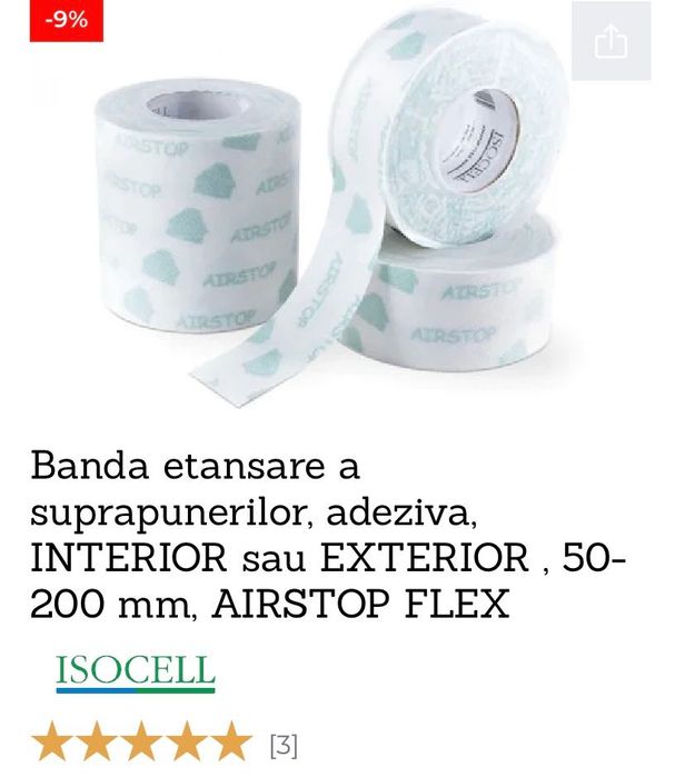Banda etansare airstop flex isocell