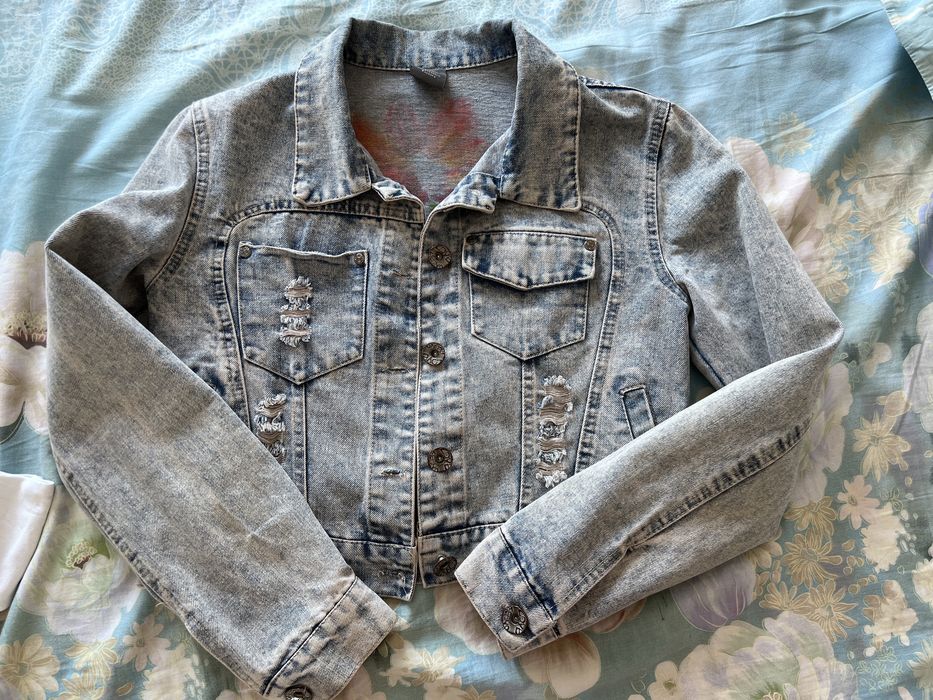 Женская джинсовая курточка