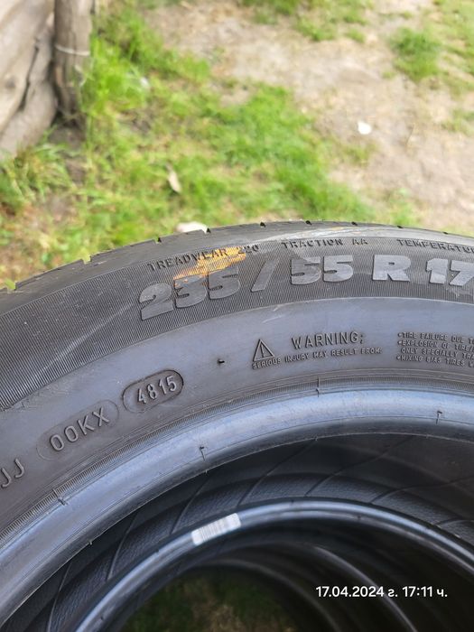 4 бр Летни гуми Michelin 235/55/17
