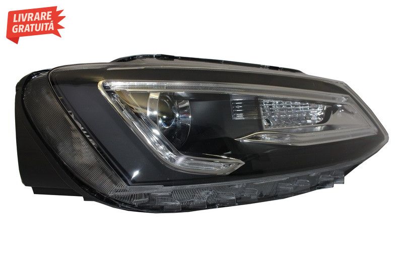 Faruri LED DRL VW Jetta Mk6 VI Non GLI (2011-2017) Semnal Dinamic Secv