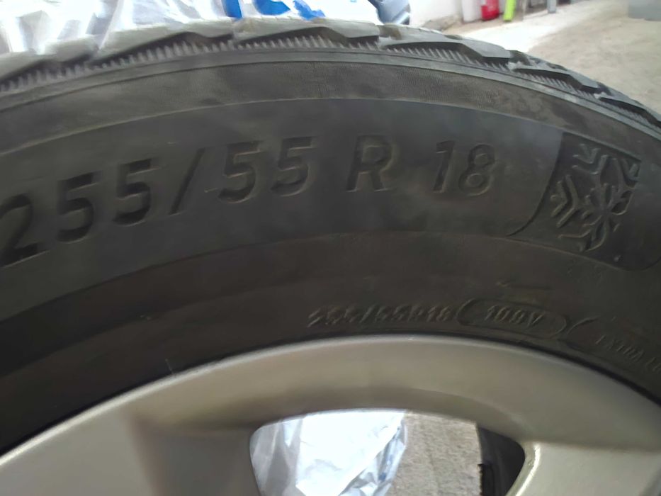 Оригинални джанти за BMW със зимни гуми Мишлен Алпин 5 - 255/55/18
