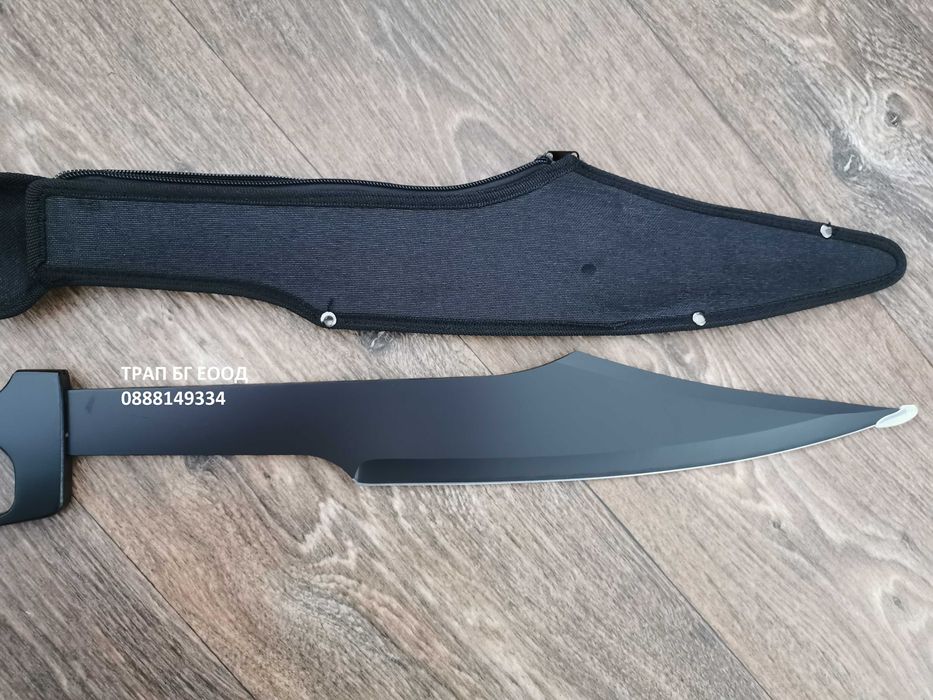 Спартански меч Стомана Остър Leonidas 300 Sparta Мечове с Кания