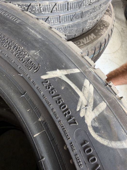 235 50 17 michelin iarna m+s 7.7mm