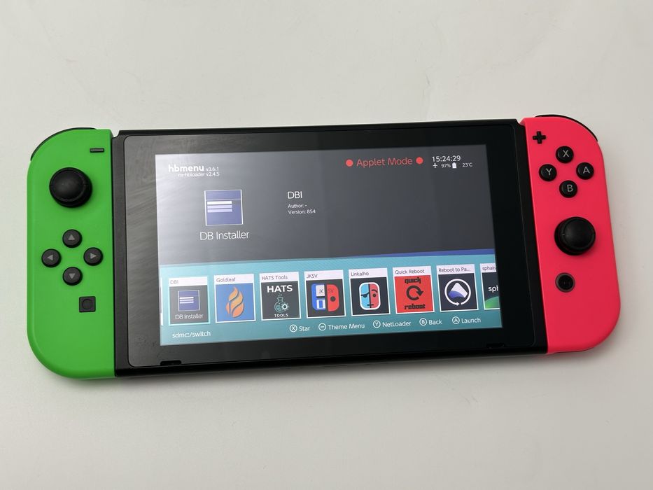 Nintendo Switch V1 – Пълен комплект + RCM Loader
