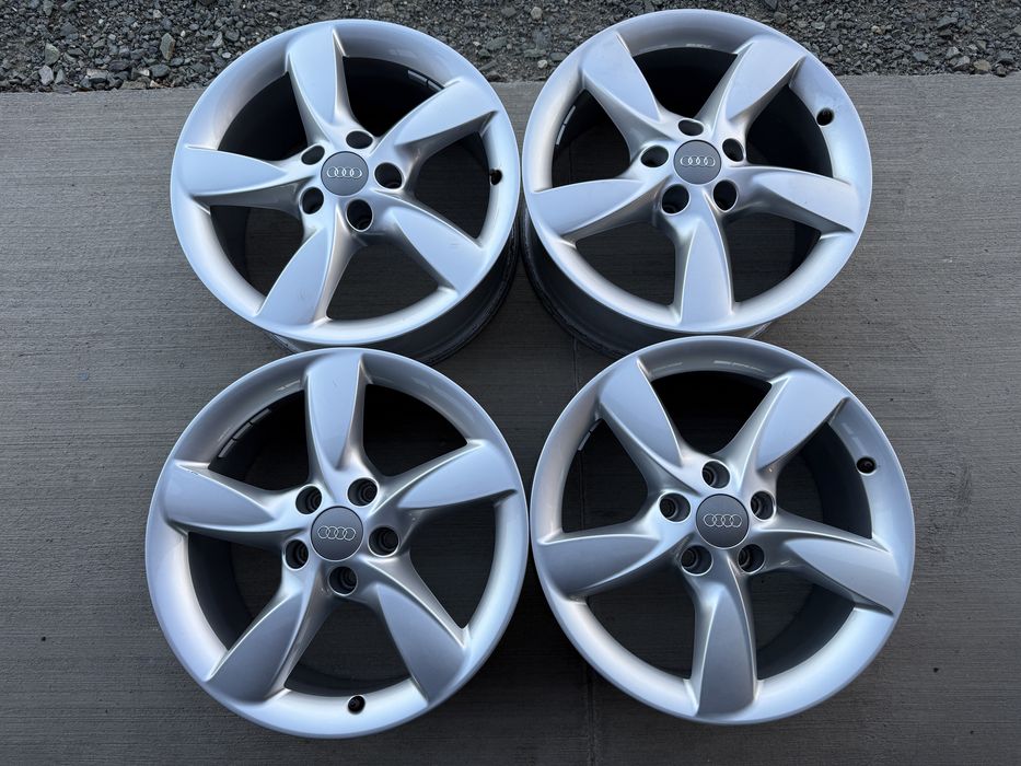 4бр. ПОЧТИ ЧИСТО НОВИ 17” ОРИГИНАЛНИ Джанти 5х112 за-AUDI/VW/SKODA/SEAT/VAG- 7.5Jx17, ET37