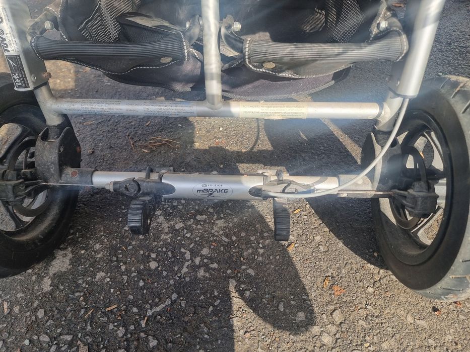 Căruț gemeni, nu este nou, stare bună, ușoare semne de uzura