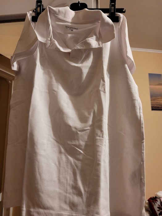 Vand trcou alb polo, 155-167 cm