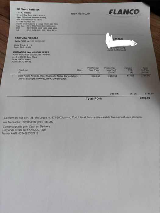 AirPods Max A3184 Midnight USB-C