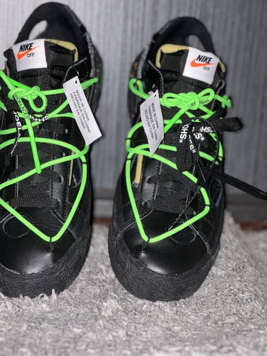 Off white x nike blazers low