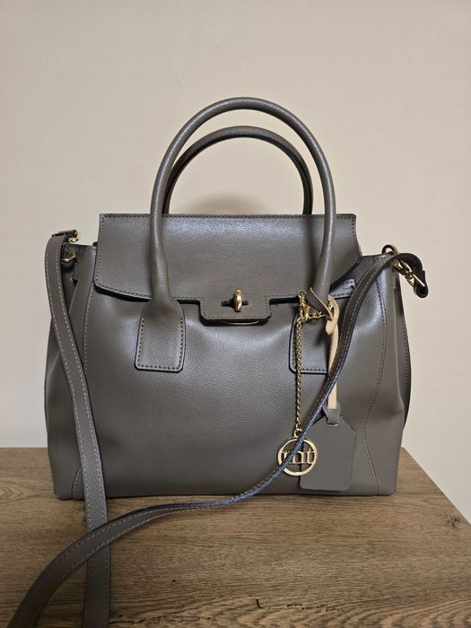 Mia Tomazzi оригинална дамска чанта от естествена кожа