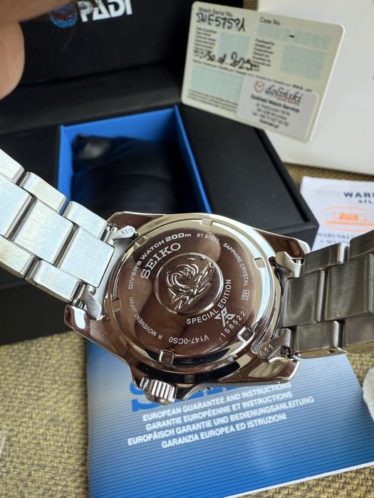 Seiko Prospex Solar Padi SNE575P1 cutie + acte