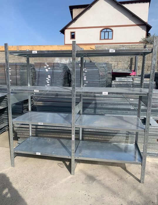 Rafturi metalice de arhivă cu polițe zincate 1x2x60
