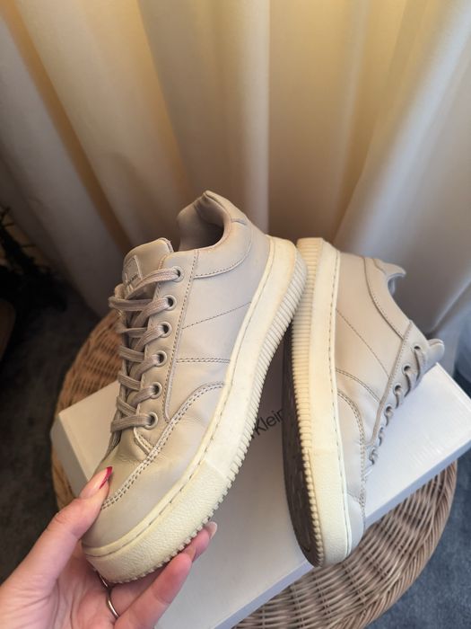 Sneakers Calvin Klein cu sireturi