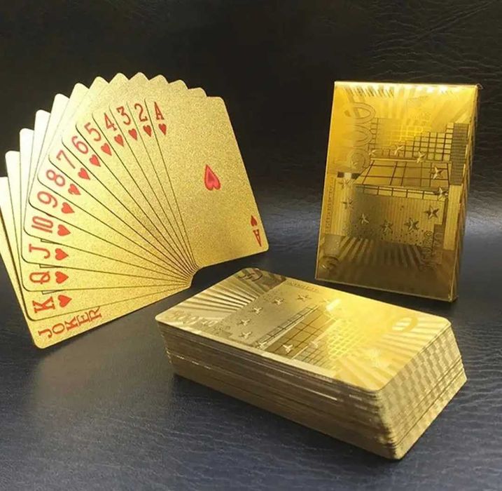 Новые Карты Золотые из пластика!