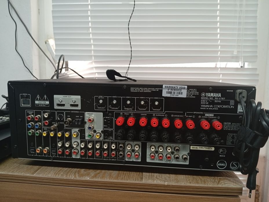 7.2 канален ресивър YAMAHA RX-V 767