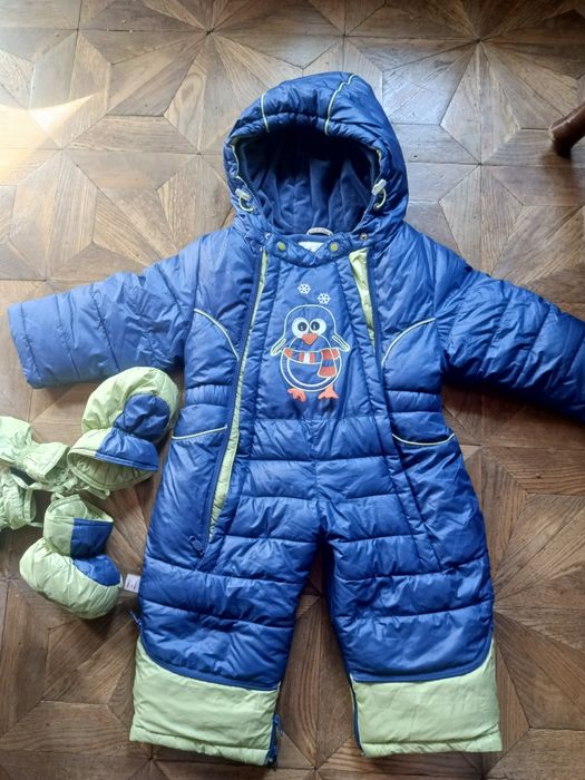 Зимний комбинезон для мальчика 80