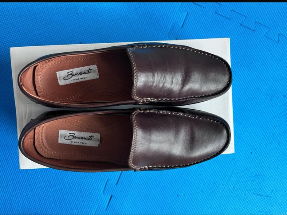 Mocasini din piele naturala pentru barbati  marime 42