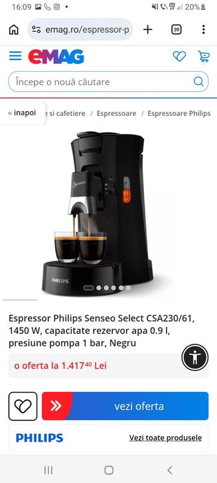 Aparat cafea Senseo