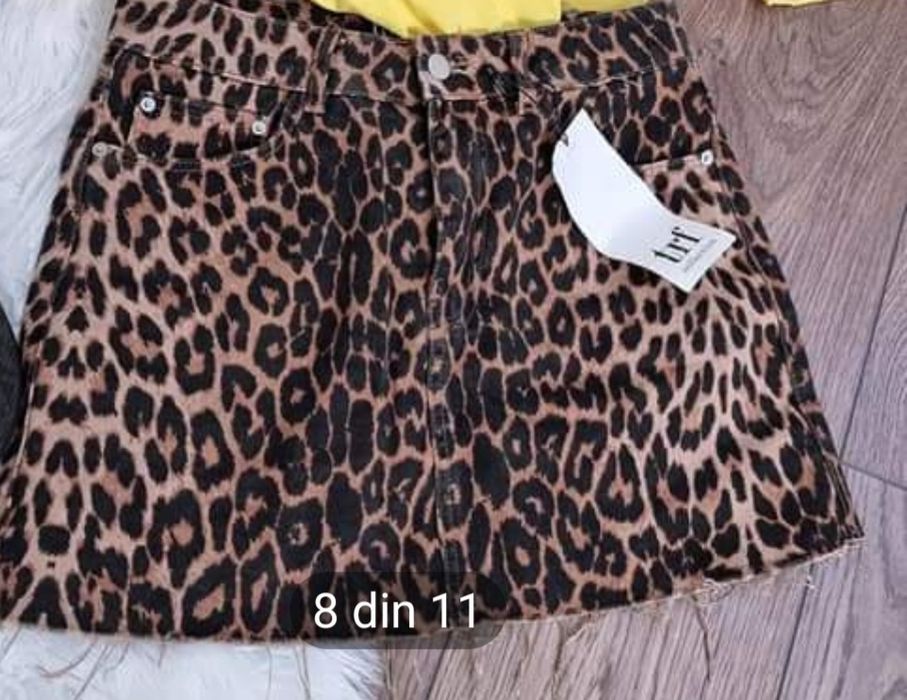 Fusta Zara +un top marime M