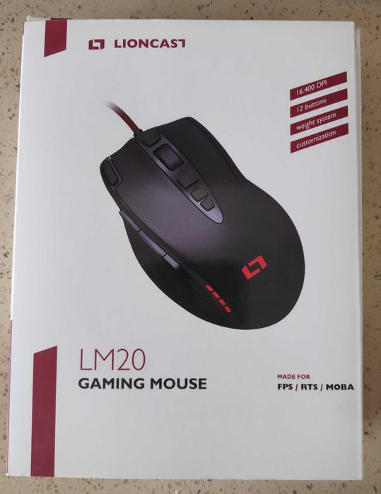 Геймърска мишка Lioncast LM20 Gaming mouse Black