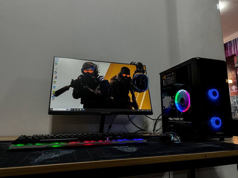 Igrovoy DDR4 I5-9500 full komplekt 24 monitor bilan