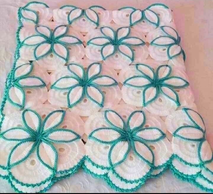 Плед-одеяло для ребёнка Ручная вязка