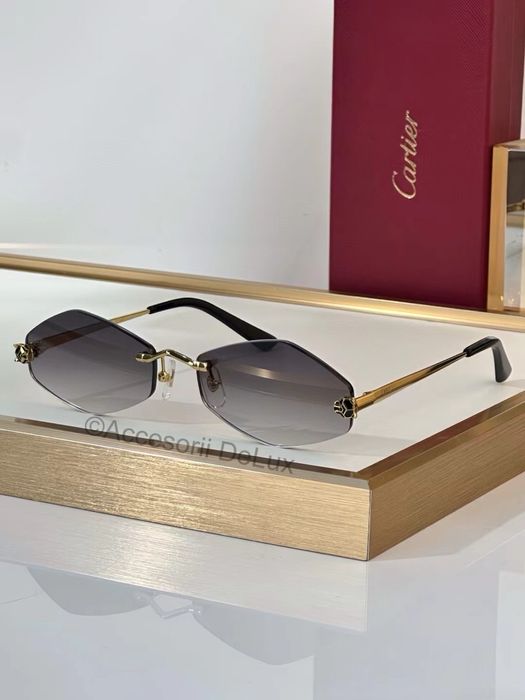 Ochelari de Soare Cartier Tiger Head [Verificare Colet] Noi Full Box
