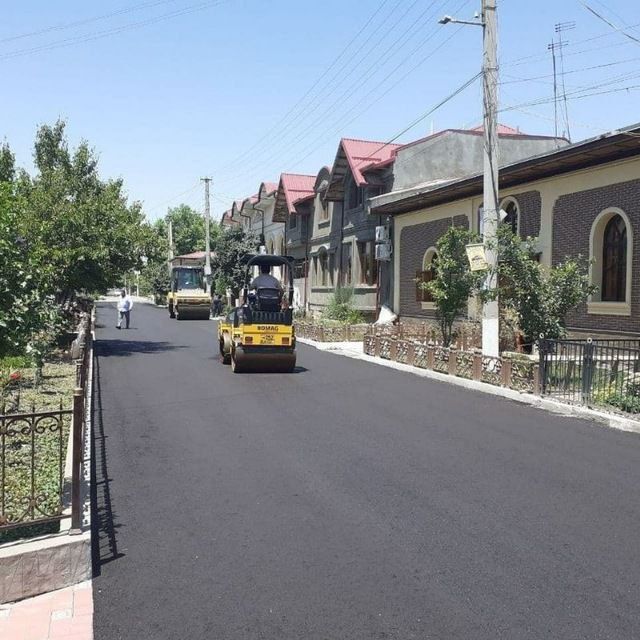 Асфальт ишлари киламиз кучаларга Кашкадарё