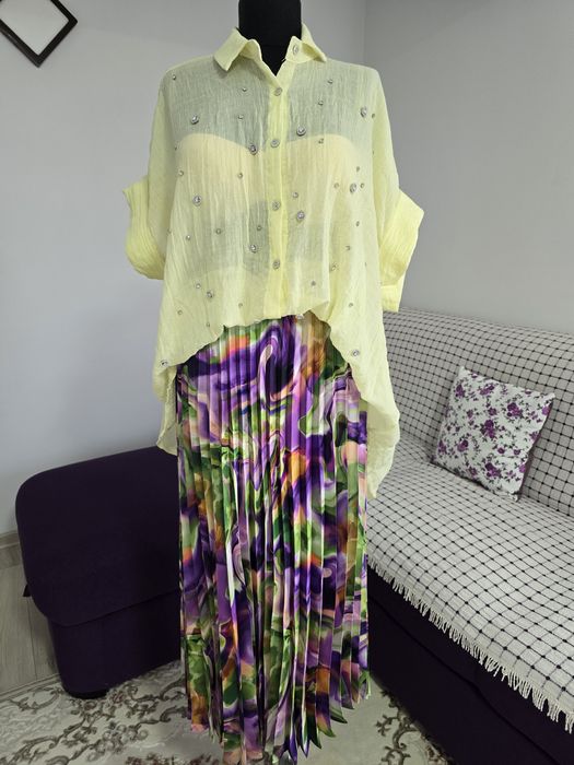 Camasa din bumbac , material natural, model tip fluture