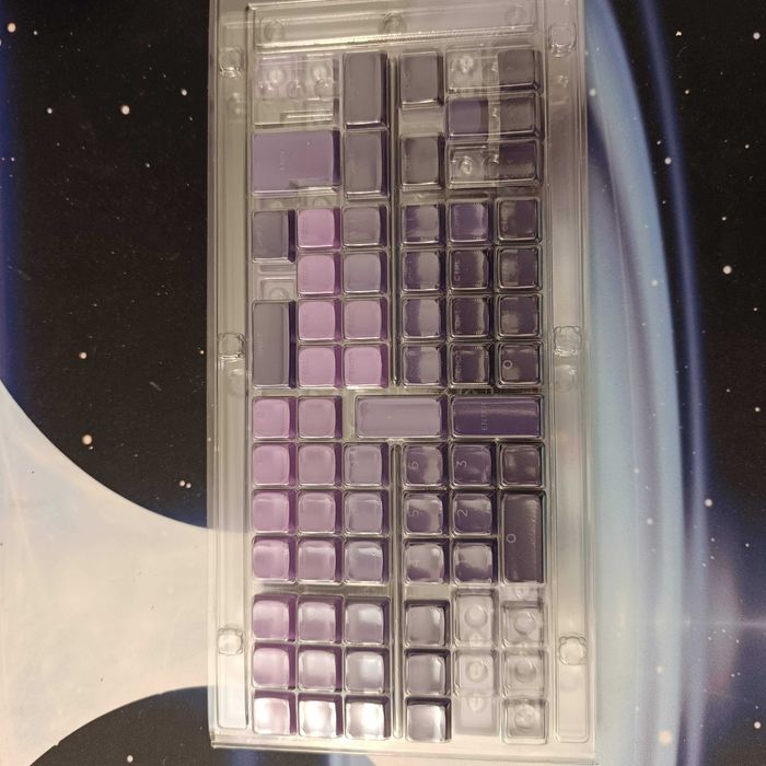 Set taste keycaps iluminate shine through