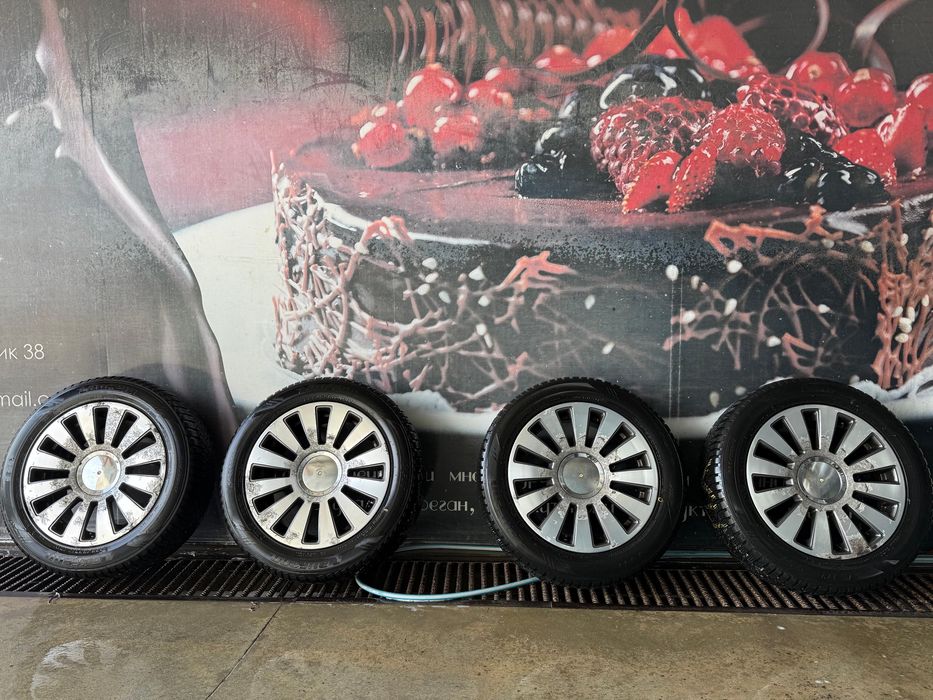 Джанти Audi с зимни гуми