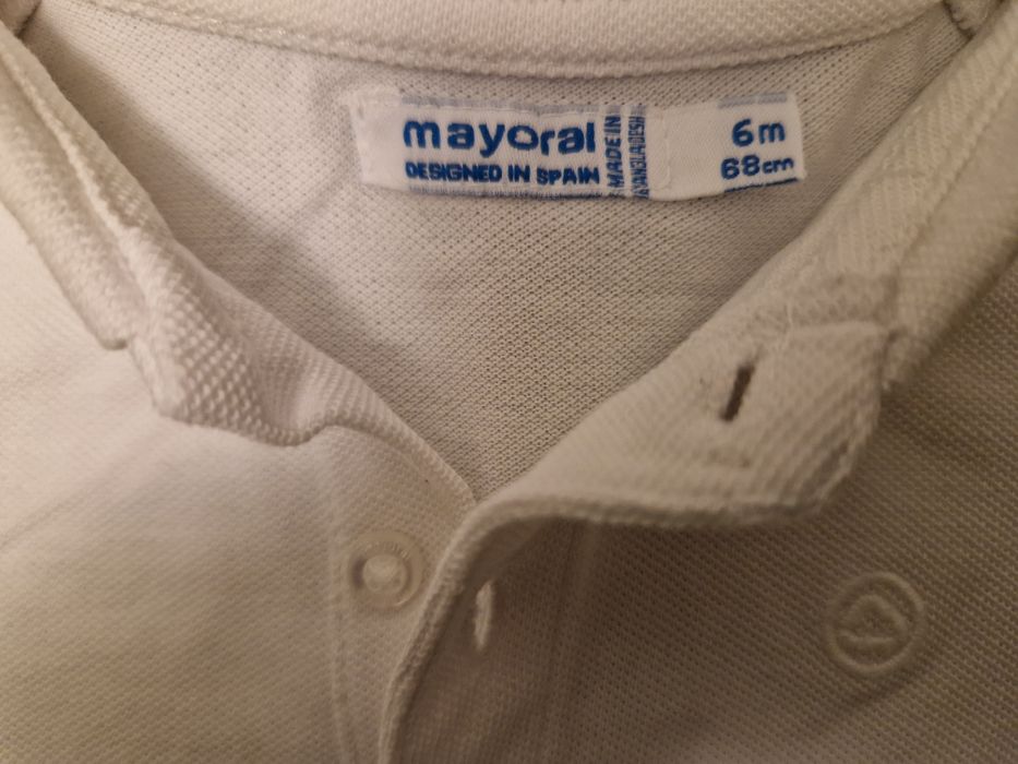 Mayoral - Бебешка тениска с яка