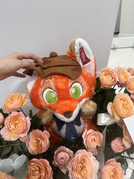 Букет , с игрушкой