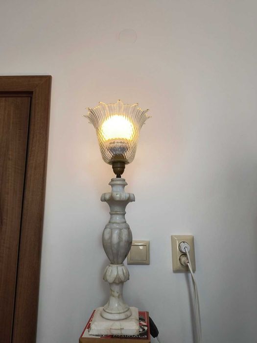 Мраморна лампа 57см