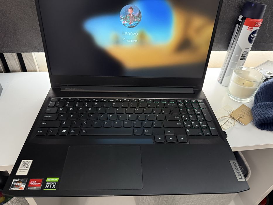 Laptop gaming lenovo ideapad ryzen 7, 3050 ti