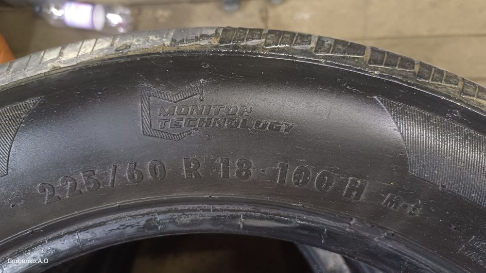 Резина б.у 225_60_18.     ..