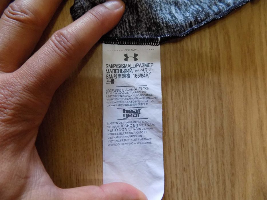 блуза under armour тениска оригинал спорт фитнес тренировка мъжка S/M