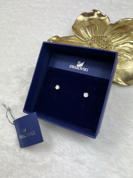 Swarovski Silver Earrings – Сребърни обеци