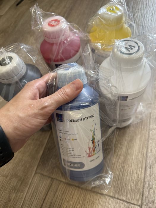 Продам комплект краски 0,5л premium dtf ink