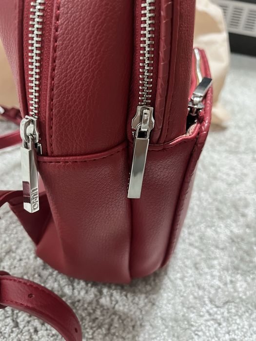 Liu Jo червена кожена раница