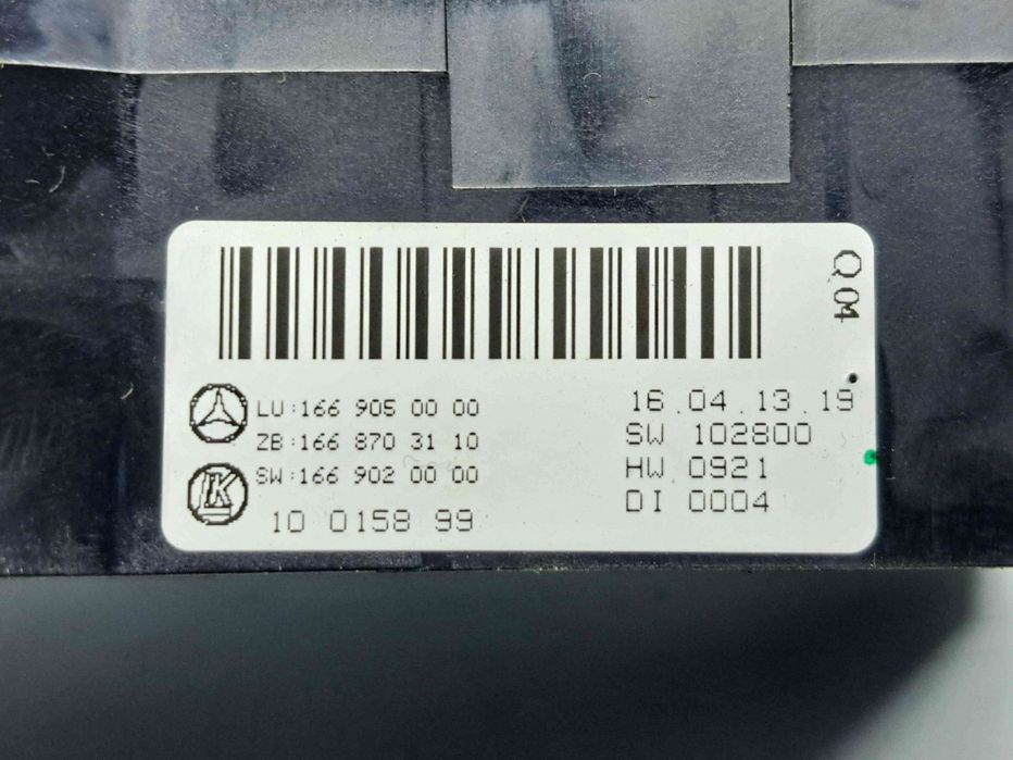 Panou comanda clima Mercedes Clasa ML (W166) [Fabr 2011-2022] 1669050